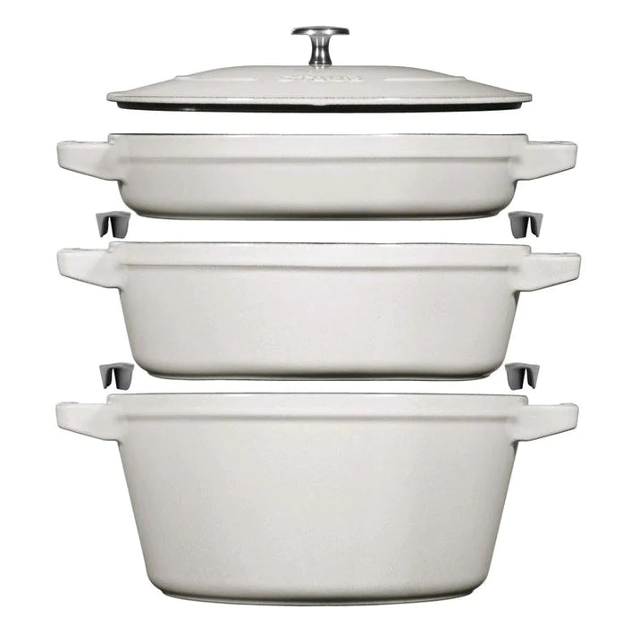 STAUB - Cast Iron Stackable Set - 4PC