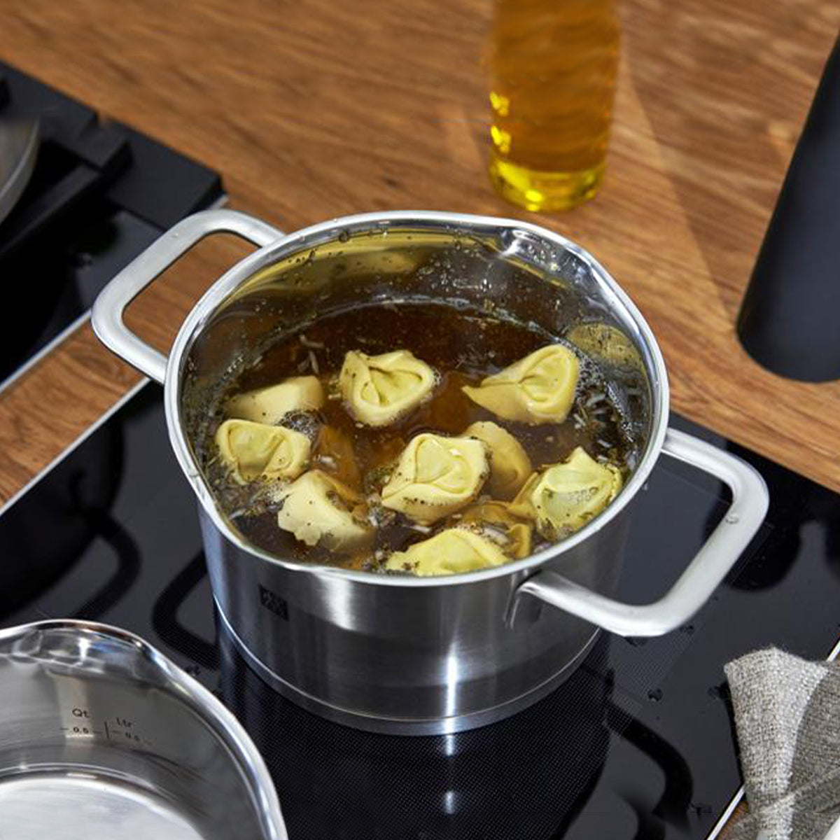 ZWILLING - TRUEFLOW - Stainless Steel Stock pot with Glass Lid - 16cm / 2L