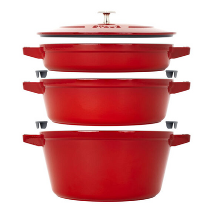 STAUB - Cast Iron Stackable Set - 4PC