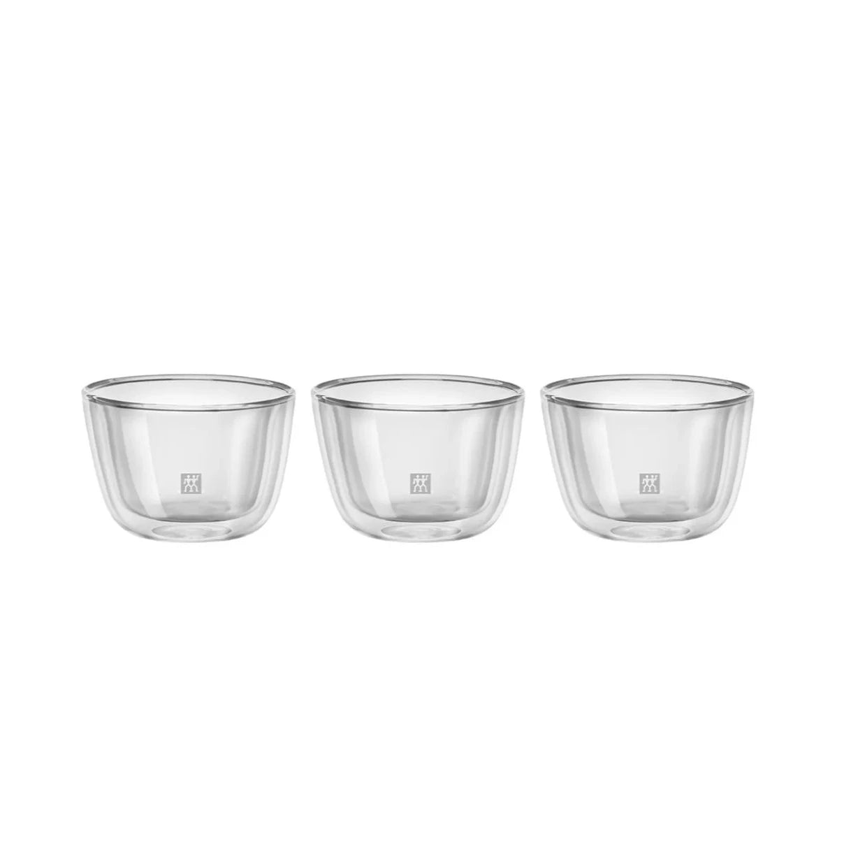 ZWILLING - Sorrento - Double Wall 3pc Appetiser Bowl glass set