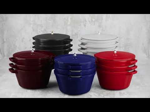 STAUB - Cast Iron Stackable Set - 4PC