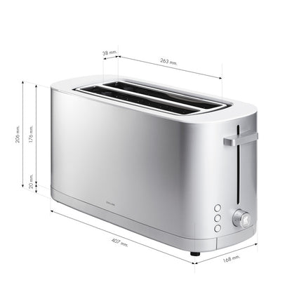 ZWILLING - Enfinigy Toaster - 4 slice - Silver