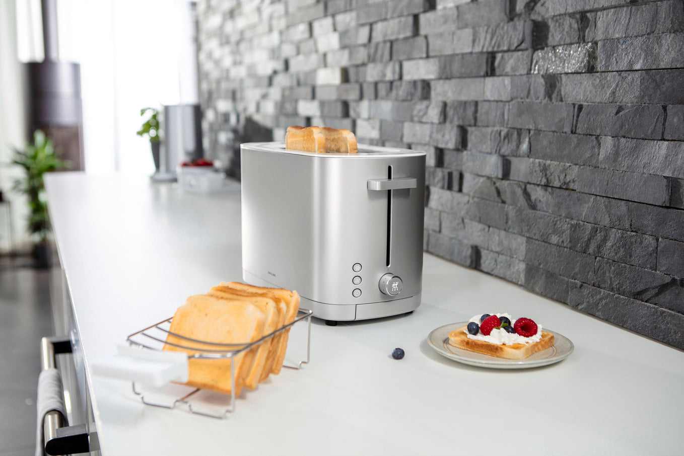 ZWILLING - Enfinigy Toaster - 2 slice - Silver