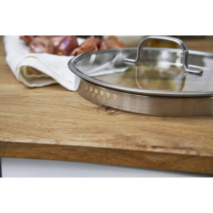ZWILLING - TRUEFLOW Stainless Steel Stock pot with Glass Lid - 24cm / 6L