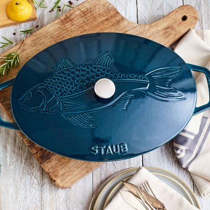 STAUB - Fish Casserole Cast Iron Dish - 32cm