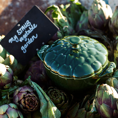 STAUB - Artichoke Petite Cocotte - Dark Green